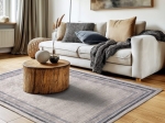 Πατάκι Nirvana Art 9142 65x150 Γκρι,Σιέλ   Beauty Home