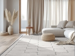 Beauty Home Χαλί Cozy Art 9636 200x290 Εκρού