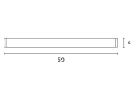 ΦΩΤΙΣΤΙΚΟ ΜΠΑΝΙΟΥ EUROLAMP LED "IRON2" 8W 4000K