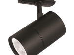 ΣΠΟΤ ΡΑΓΑΣ 2 ΓΡΑΜΜΩΝ GU10 Φ60x100mm ΜΑΥΡΟ EUROLAMP 145-55063