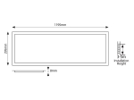 ΦΩΤΙΣΤΙΚΟ PANEL LED 120X30 40W 3000Κ UGR<19 ΛΕΥΚΟ PLUS | EUROLAMP