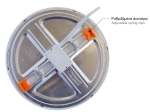 ΦΩΤΙΣΤΙΚΟ LED 20W ΜΕ ΡΥΘΜΙΖΟΜΕΝΗ ΕΓΚΟΠΗ Φ50-210mm 4000K ΛΕΥΚΟ PLUS | EUROLAMP