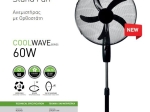 ΑΝΕΜΙΣΤΗΡΑΣ ΜΕ ΟΡΘΟΣΤΑΤΗ ΜΑΥΡΟΣ Φ50 60W - EUROLAMP