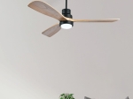 ΑΝΕΜΙΣΤΗΡΑΣ ΟΡΟΦΗΣ ΜΕ LED ΦΩΣ ΚΑΙ ΚΟΝΤΡΟΛ Ø132 ΜΑΥΡΟ/ΔΡΥΣ - 19141 | ZAMBELIS