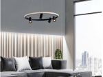 ΚΡΕΜΑΣΤΟ ΦΩΤΙΣΤΙΚΟ ΟΡΟΦΗΣ Ø79 LED ΜΑΥΡΟ 39W 22013 | ZAMBELIS LIGHTS