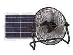 ΑΝΕΜΙΣΤΗΡΑΣ ΔΑΠΕΔΟΥ ΜΕΤΑΛΛΙΚΟΣ Φ37 15W ΕΠΑΝΑΦΟΡΤΙΖΟΜΕΝΟΣ ΜΕ ΗΛΙΑΚΟ ΠΑΝΕΛ 300-21505  | EUROLAMP