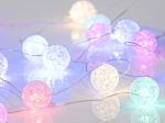 ΣΕΙΡΑ 100 MINI LED 2cm ΑΚΡΥΛΙΚΕΣ ΜΠΑΛΙΤΣΕΣ ΟPAL LED IP44 | MAGIC CHRISTMAS