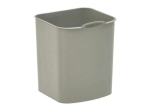 Inart Κάδος Απορριμμάτων Με Πεντάλ Pl Γκρι 12 Lt 26X27X33