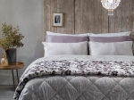 Amo la Casa Πάπλωμα King Size 250x250 - Allegro Καρώ Μωβ