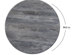 ΕΠΙΦΑΝΕΙΑ ΤΡΑΠΕΖΙΟΥ 573 WERZALIT Φ60Χ2.5εκ. ΣΕ OLD PINE ΧΡΩΜΑ HM5227.04
