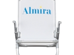 ΚΑΡΕΚΛΑΚΙ ΠΑΡΑΛΙΑΣ ΨΗΛΗ ΠΛΑΤΗ ALMIRA HM5053.03 ΒΑΡΕΩΣ ΤΥΠΟΥ ΛΕΥΚΟ ΑΛΟΥΜΙΝΙΟΥ 56x70x66 εκ.