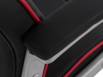 ΚΑΡΕΚΛΑ ΓΡΑΦΕΙΟΥ GAMING ARIS HM1007 BUCKET ΜΑΥΡΟ PU - ΚΟΚΚΙΝΗ ΡΙΓΑ 69x68x(119-127) εκ.