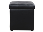 ΣΚΑΜΠΩ ΜΕ ΑΠΟΘΗΚΕΥΤΙΚΟ ΧΩΡΟ PU ΜΑΥΡΟ CUBE HM224.01 36,5x36,5x36Υεκ.