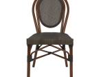 ΚΑΡΕΚΛΑ ΑΛΟΥΜΙΝΙΟΥ KASON BAMBOO LOOK ΚΑΦΕ ΜΕ TEXTLINE 40,5x56,5x89,5 εκ. HM5026