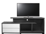 ΕΠΙΠΛΟ ΤΗΛΕΟΡΑΣΗΣ HALEY HM2212.02 2 ΣΥΡΤΑΡΙΑ ΓΚΡΙ-ΛΕΥΚΟ 148Χ40Χ60εκ.