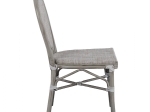 ΚΑΡΕΚΛΑ ΑΛΟΥΜΙΝΙΟΥ KASON BAMBOO LOOK ΠΑΤΙΝΑ ΓΚΡΙ ΜΕ TEXTLINE 45x57x88 εκ. HM5109