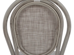 ΚΑΡΕΚΛΑ ΑΛΟΥΜΙΝΙΟΥ KASON BAMBOO LOOK ΠΑΤΙΝΑ ΓΚΡΙ ΜΕ TEXTLINE 45x57x88 εκ. HM5109