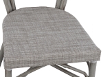 ΚΑΡΕΚΛΑ ΑΛΟΥΜΙΝΙΟΥ KASON BAMBOO LOOK ΠΑΤΙΝΑ ΓΚΡΙ ΜΕ TEXTLINE 45x57x88 εκ. HM5109