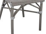 ΚΑΡΕΚΛΑ ΑΛΟΥΜΙΝΙΟΥ KASON BAMBOO LOOK ΠΑΤΙΝΑ ΓΚΡΙ ΜΕ TEXTLINE 45x57x88 εκ. HM5109