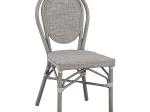 ΚΑΡΕΚΛΑ ΑΛΟΥΜΙΝΙΟΥ KASON BAMBOO LOOK ΠΑΤΙΝΑ ΓΚΡΙ ΜΕ TEXTLINE 45x57x88 εκ. HM5109