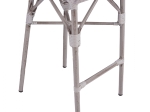 ΣΚΑΜΠΩ ΑΛΟΥΜΙΝΙΟΥ BAMBOO LOOK ΠΑΤΙΝΑ ΛΕΥΚΟ ΜΕ TEXTLINE HM5110 41x52x116 εκ.