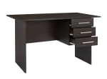 ΓΡΑΦΕΙΟ ΜΕΛΑΜΙΝΗΣ ENSLEY HM2029.01 ΜΕ 3 ΣΥΡΤΑΡΙΑ ZEBRANO 120X60X76 εκ.