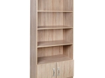 ΒΙΒΛΙΟΘΗΚΗ SONAMA-ΑΣΗΜΙ HM10146.01 80X35X180εκ.