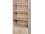ΒΙΒΛΙΟΘΗΚΗ SONAMA-ΑΣΗΜΙ HM10146.01 80X35X180εκ.