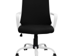 ΚΑΡΕΚΛΑ ΓΡΑΦΕΙΟΥ MALFOI HM1053.01 ΜΑΥΡO MESH & ΠΟΔΙ ΜΕΤΑΛΛΙΚΟ 58x59x103 εκ.