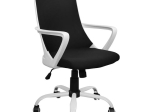 ΚΑΡΕΚΛΑ ΓΡΑΦΕΙΟΥ MALFOI HM1053.01 ΜΑΥΡO MESH & ΠΟΔΙ ΜΕΤΑΛΛΙΚΟ 58x59x103 εκ.