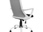 ΚΑΡΕΚΛΑ ΓΡΑΦΕΙΟΥ MALFOI HM1053.21 ΓΚΡΙ MESH & ΠΟΔΙ ΜΕΤΑΛΛΙΚΟ 58x59x103 cm