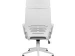 ΚΑΡΕΚΛΑ ΓΡΑΦΕΙΟΥ ANIVIA HM1054.21 ΓΚΡΙ & ΠΟΔΙ ΛΕΥΚΟ 64x61x126 εκ.