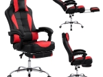 ΠΟΛΥΘΡΟΝΑ GAMING HM1055.01 SYNCHRO ΜΑΥΡΟ & ΚΟΚΚΙΝΟ PU 62x77x118 εκ.