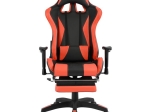 ΚΑΡΕΚΛΑ ΓΡΑΦΕΙΟΥ GAMING HM1063.01 SPEED ΜΑΥΡΟ ΚΟΚΚΙΝΟ & ΥΠΟΠΟΔΙΟ 68 x 71,5 x 134 cm