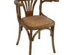 ΚΑΡΕΚΛΑ ΞΥΛΙΝΗ Τ.ΒΙΕΝΝΗΣ ANTIQUE ΦΥΣΙΚΟ HM0180.01 ΜΕ ΨΑΘΑ 58,5x49,5x77 εκ.
