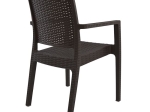 ΠΟΛΥΘΡΟΝΑ ΠΟΛΥΠΡΟΠΥΛΕΝΙΟΥ ΒΑΡΕΩΣ ΤΥΠΟΥ KAGANU DARK BROWN HM5134.09 57x55,5x89 εκ.