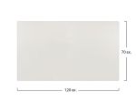ΕΠΙΦΑΝΕΙΑ ΤΡΑΠΕΖΙΟΥ HM5163.01 COMPACT HPL 120X70 εκ. ΛΕΥΚΗ