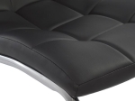ΚΑΡΕΚΛΑ ΚΟΥΖΙΝΑΣ CAREY HM0175.02 ΜΑΥΡΟ PU ΜΕ ΜΕΤΑΛΛΙΚΟ ΣΚΕΛΕΤΟ 43x64x100  εκ.