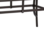 ΤΡΑΠΕΖΙ BRUNO 150X90Χ72Υεκ. ΚΑΦΕ ΜΕΤΑΛΛΙΚΟ ΜΕ ΓΥΑΛΙΝΗ ΕΠΙΦΑΝΕΙΑ HM5145.02