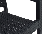 ΠΟΛΥΘΡΟΝΑ ΠΟΛΥΠΡΟΠΥΛΕΝΙΟΥ ΒΑΡΕΩΣ ΤΥΠΟΥ KAGANU DARK GREY HM5134.01 57x55,5x89 εκ.