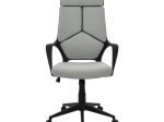 ΚΑΡΕΚΛΑ ΓΡΑΦΕΙΟΥ ANIVIA HM1073.21 ΓΚΡΙ & ΣΚΕΛΕΤΟ ΜΑΥΡΟ 64x61x127 cm