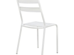 ΚΑΡΕΚΛΑ ΜΕΤΑΛΛΙΚΗ ΛΕΥΚΗ ΜΑΤ JASON HM5177.02 43x50x86cm