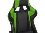 ΠΟΛΥΘΡΟΝΑ GAMING RACING HM1056.03 ΜΑΥΡΟ - ΠΡΑΣΙΝΟ PU 67x70x134 εκ.