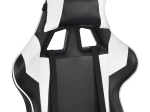 ΠΟΛΥΘΡΟΝΑ GAMING ZAYN HM1056.04 ΜΑΥΡΟ-ΛΕΥΚΟ PU 67x70x134 cm