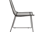 ΚΑΡΕΚΛΑ ΜΕΤΑΛΛΙΚΗ ΜΑΥΡΗ URANIA HM8011.01 56x58,5x86cm