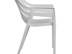 ΠΟΛΥΘΡΟΝΑ ΠΟΛΥΠΡΟΠΥΛΕΝΙΟΥ CHELLA HM8116.02 ΛΕΥΚΗ 56,5x54,5x79 cm