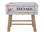 ΣΚΑΜΠΩ ΑΠΟ PU ΜΕ 4ΠΟΔΙΑ ΞΥΛΙΝΑ HM8151 HOME 53X31X48Υεκ.