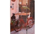 ΠΑΡΑΒΑΝ ΤΡΙΦΥΛΛΟ ΔΥΟ ΟΨΕΩΝ ΣΕ ΚΑΜΒΑ HM8136 BIKE AND CHAIR 180x121x2.5 εκ