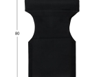 ΜΑΞΙΛΑΡΙ TEXTILENE 600gr/m2 2X1 ΜΑΥΡΟ ΓΙΑ ΠΟΛΥΘΡΟΝΑ ΣΚΗΝΟΘΕΤΗ HM5272.05 46.5Χ53Χ80Υεκ.