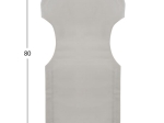 ΜΑΞΙΛΑΡΙ TEXTILENE 600gr/m2 2X1 ΕΚΡΟΥ ΓΙΑ ΠΟΛΥΘΡΟΝΑ ΣΚΗΝΟΘΕΤΗ HM5272.60 46.5Χ53Χ80Υεκ.